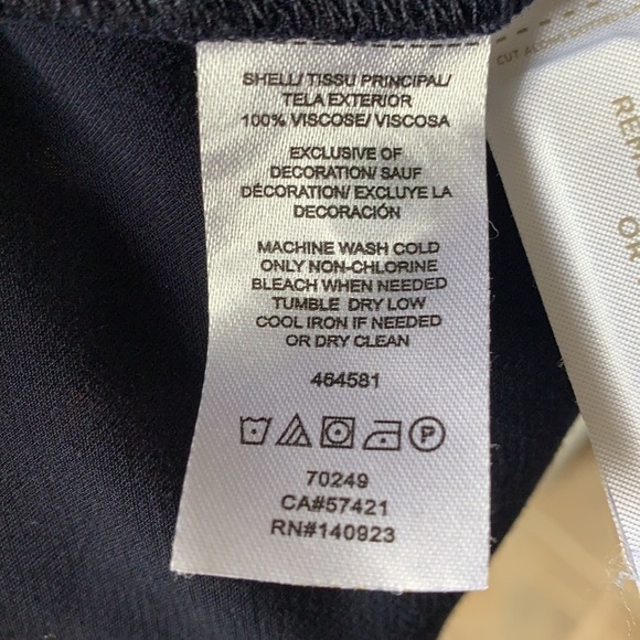 LOFT Nautical Long Sleeve Cris-Cross Back Dress - Picture 7 of 7